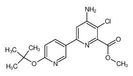 methyl 4-amino-3-chloro-6-(6-t-butoxy-3-pyridinyl)pyridine-2-carboxylate CAS:496851-46-8 manufacturer & supplier