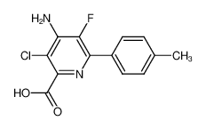 4-Amino-3-chloro-5-fluoro-6-(4-methylphenyl)pyridine-2-carboxylic acid CAS:496851-83-3 manufacturer & supplier