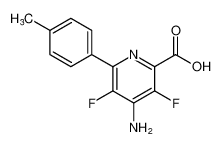 2-Pyridinecarboxylic acid, 4-amino-3,5-difluoro-6-(4-methylphenyl)- CAS:496852-21-2 manufacturer & supplier