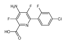 4-Amino-3,5-difluoro-6-(4-chloro-2-fluorophenyl)pyridine-2-carboxylic acid CAS:496852-24-5 manufacturer & supplier