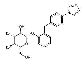 (2S,3R,4S,5S,6R)-2-(2-(4-(1H-pyrazol-1-yl)benzyl)phenoxy)-6-(hydroxymethyl)tetrahydro-2H-pyran-3,4,5-triol CAS:496863-16-2 manufacturer & supplier