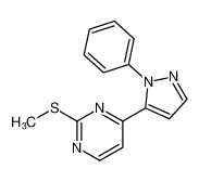 Pyrimidine, 2-(methylthio)-4-(1-phenyl-1H-pyrazol-5-yl)- CAS:496863-50-4 manufacturer & supplier