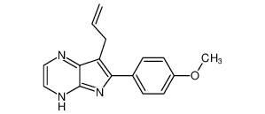 4H-Pyrrolo[2,3-b]pyrazine, 6-(4-methoxyphenyl)-7-(2-propenyl)- CAS:496864-11-0 manufacturer & supplier