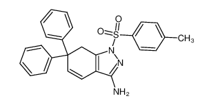 6,6-diphenyl-1-(4-toluenesulphonyl)-6,7-dihydro-1H-indazol-3-ylamine CAS:496880-37-6 manufacturer & supplier