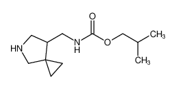 Carbamic acid, (5-azaspiro[2.4]hept-7-ylmethyl)-, 2-methylpropyl ester CAS:496908-92-0 manufacturer & supplier