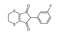 6-(3-fluorophenyl)-2,3-dihydro-5H-cyclopenta[b][1,4]dithiine-5,7(6H)-dione CAS:49691-27-2 manufacturer & supplier