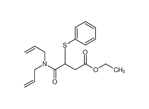 Butanoic acid, 4-(di-2-propenylamino)-4-oxo-3-(phenylthio)-, ethyl ester CAS:496910-07-7 manufacturer & supplier