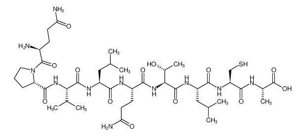 L-glutaminyl-L-prolyl-L-valyl-L-leucyl-L-glutaminyl-L-threonyl-L-leucyl-L-cysteinyl-L-alanine CAS:496915-95-8 manufacturer & supplier