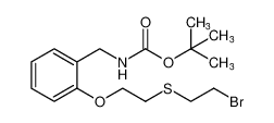 tert-butyl (2-(2-((2-bromoethyl)thio)ethoxy)benzyl)carbamate CAS:496917-80-7 manufacturer & supplier