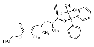 (E)-(4S,6S,7S)-7-(tert-Butyl-diphenyl-silanyloxy)-2,4,6-trimethyl-non-2-en-8-ynoic acid ethyl ester CAS:496918-09-3 manufacturer & supplier