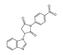 3-benzoimidazol-1-yl-1-(4-nitro-phenyl)-pyrrolidine-2,5-dione CAS:49692-24-2 manufacturer & supplier