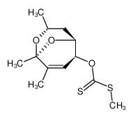 (1S,3R,5S,6S)-O-1,3,8-trimethyl-2,9-dioxabicyclo[3.3.1]non-7-en-6-yl S-methyldithiocarbonate CAS:496922-32-8 manufacturer & supplier