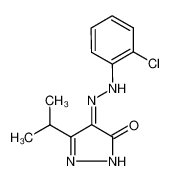 4-(2-(2-chlorophenyl)hydrazineylidene)-5-isopropyl-2,4-dihydro-3H-pyrazol-3-one CAS:496932-33-3 manufacturer & supplier