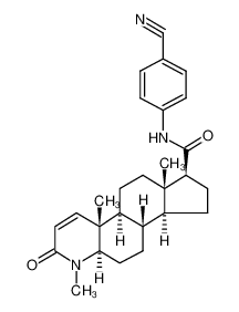 N-(4-cyanophenyl)-3-oxo-4-methyl-4-aza-5α-androst-1-ene-17β-carboxamide CAS:496947-47-8 manufacturer & supplier