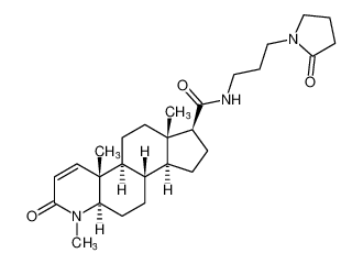 (4aR,4bS,6aS,7S,9aS,9bS,11aR)-1,4a,6a-trimethyl-2-oxo-N-(3-(2-oxopyrrolidin-1-yl)propyl)-2,4a,4b,5,6,6a,7,8,9,9a,9b,10,11,11a-tetradecahydro-1H-indeno[5,4-f]quinoline-7-carboxamide CAS:496947-75-2 manufacturer & supplier