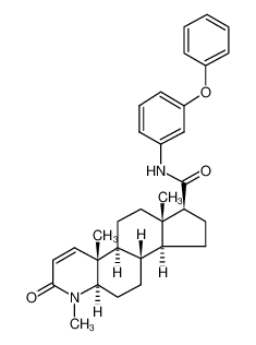 N-(3-phenoxyphenyl)-3-oxo-4-methyl-4-aza-5α-androst-1-ene-17β-carboxamide CAS:496947-93-4 manufacturer & supplier