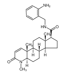 N-(2-aminobenzyl)-3-oxo-4-methyl-4-aza-5α-androst-1-ene-17β-carboxamide CAS:496948-13-1 manufacturer & supplier