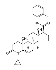 N-(2-fluorophenyl)-3-oxo-4-cyclopropyl-4-aza-5α-androst-5-ene-17β-carboxamide CAS:496948-76-6 manufacturer & supplier