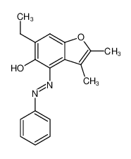 2,3-Dimethyl-4-phenylazo-5-hydroxy-6-ethyl-benzofuran CAS:49695-26-3 manufacturer & supplier