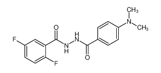 Benzoic acid, 2,5-difluoro-, 2-[4-(dimethylamino)benzoyl]hydrazide CAS:496959-96-7 manufacturer & supplier