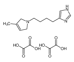 1H-Imidazole, 4-[4-(2,5-dihydro-3-methyl-1H-pyrrol-1-yl)butyl]-,ethanedioate (1:2) CAS:496961-36-5 manufacturer & supplier