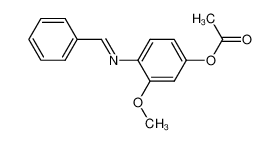 4-Benzylidenamino-3-methoxy-phenyl-acetat CAS:49698-83-1 manufacturer & supplier