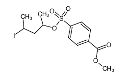 3-iodo-1-methylbutyl p-(methoxycarbonyl)benzenesulfonate CAS:497068-95-8 manufacturer & supplier