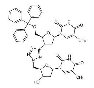 3'-deoxy-3'-[2-(5'-deoxythymidin-5'-yl)-2H-tetrazol-5-yl]-5'-O-tritylthymidine CAS:497068-98-1 manufacturer & supplier