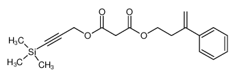 malonic acid 3-phenyl-but-3-enyl ester 3-trimethylsilanyl-prop-2-ynyl ester CAS:497070-89-0 manufacturer & supplier