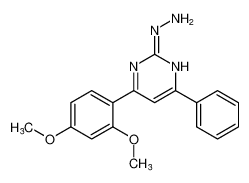 2(1H)-Pyrimidinone, 4-(2,4-dimethoxyphenyl)-6-phenyl-, hydrazone CAS:497074-51-8 manufacturer & supplier