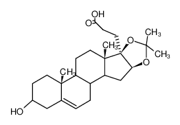 3-((4aR,6aS,6bR,9aS)-2-Hydroxy-4a,6a,8,8-tetramethyl-1,2,3,4,4a,4b,5,6,6a,9a,10,10a,10b,11-tetradecahydro-7,9-dioxa-pentaleno[2,1-a]phenanthren-6b-yl)-propionic acid CAS:49708-04-5 manufacturer & supplier