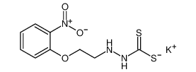 potassium 2-(2-(2-nitrophenoxy)ethyl)hydrazine-1-carbodithioate CAS:497085-35-5 manufacturer & supplier