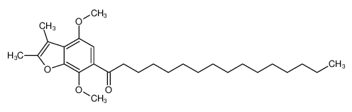 1-(4,7-dimethoxy-2,3-dimethyl-1-benzofuran-6-yl)hexadecan-1-one CAS:49710-86-3 manufacturer & supplier