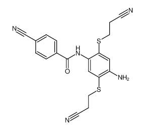 N-[4-Amino-2,5-bis-(2-cyano-ethylsulfanyl)-phenyl]-4-cyano-benzamide CAS:497107-98-9 manufacturer & supplier