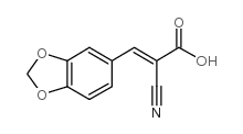 3-(1,3-Benzodioxol-5-yl)-2-cyanoacrylic acid CAS:49711-55-9 manufacturer & supplier