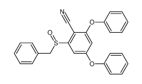 2-(benzylsulfinyl)-4,6-diphenoxybenzonitrile CAS:497141-72-7 manufacturer & supplier