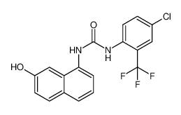 1-(4-chloro-2-(trifluoromethyl)phenyl)-3-(7-hydroxynaphthalen-1-yl)urea CAS:497149-50-5 manufacturer & supplier