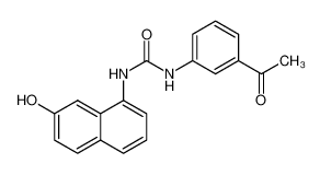 1-(3-acetylphenyl)-3-(7-hydroxynaphthalen-1-yl)urea CAS:497149-54-9 manufacturer & supplier