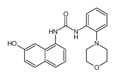 Urea, N-(7-hydroxy-1-naphthalenyl)-N'-[2-(4-morpholinyl)phenyl]- CAS:497151-08-3 manufacturer & supplier