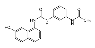 N-(3-(3-(7-hydroxynaphthalen-1-yl)ureido)phenyl)acetamide CAS:497151-31-2 manufacturer & supplier