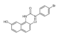 Urea, N-(4-bromophenyl)-N'-(2-chloro-7-hydroxy-1-naphthalenyl)- CAS:497151-79-8 manufacturer & supplier