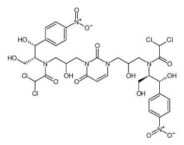 Acetamide,N,N'-[(2,4-dioxo-1,3(2H,4H)-pyrimidinediyl)bis(2-hydroxy-3,1-propanediyl)]bis[2,2-dichloro-N-[(1R,2R)-2-hydroxy-1-(hydroxymethyl)-2-(4-nitrophenyl)ethyl]- CAS:497162-75-1 manufacturer & supplier