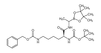 benzyl tert-butyl ((5S)-6-oxo-6-((1-(4,4,5,5-tetramethyl-1,3,2-dioxaborolan-2-yl)ethyl)amino)hexane-1,5-diyl)dicarbamate CAS:497165-12-5 manufacturer & supplier