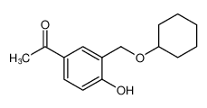 Ethanone, 1-[3-[(cyclohexyloxy)methyl]-4-hydroxyphenyl]- CAS:497175-41-4 manufacturer & supplier