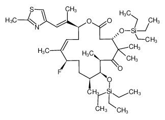 (Z)-(4S,7R,8S,9S,12R,16S)-12-Fluoro-5,5,7,9,13-pentamethyl-16-[(E)-1-methyl-2-(2-methyl-thiazol-4-yl)-vinyl]-4,8-bis-triethylsilanyloxy-oxacyclohexadec-13-ene-2,6-dione CAS:497222-94-3 manufacturer & supplier