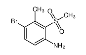 Benzenamine, 4-bromo-3-methyl-2-(methylsulfonyl)- CAS:497227-22-2 manufacturer & supplier