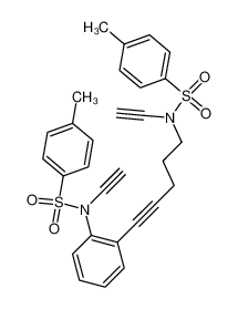 N-ethynyl-N-(2-(5-((N-ethynyl-4-methylphenyl)sulfonamido)pent-1-yn-1-yl)phenyl)-4-methylbenzenesulfonamide CAS:497236-69-8 manufacturer & supplier