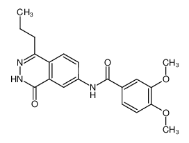 N-(4-Oxo-1-propyl-3,4-dihydro-phthalazin-6-yl)-3,4-dimethoxy-benzamide CAS:497255-30-8 manufacturer & supplier