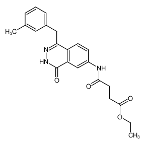 N-[1-(3-Methyl-benzyl)-4-oxo-3,4-dihydro-phthalazin-6-yl]-succinamic acid ethyl ester CAS:497256-22-1 manufacturer & supplier