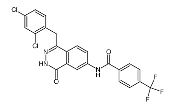 N-[1-(2,4-Dichloro-benzyl)-4-oxo-3,4-dihydro-phthalazin-6-yl]-4-trifluoromethyl-benzamide CAS:497256-37-8 manufacturer & supplier